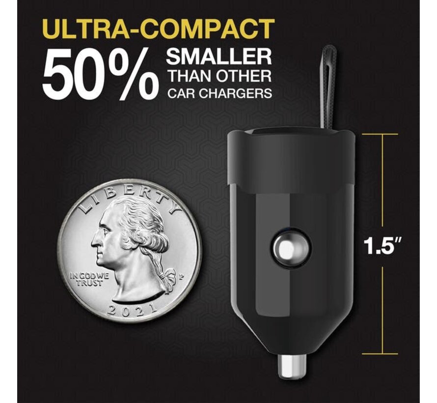 Autolader 12/24V Scosche 30W 1x usbC PD 3.0