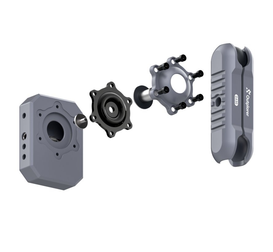 Motor stangbevestigingsset  universele telefoonhouder met airbag