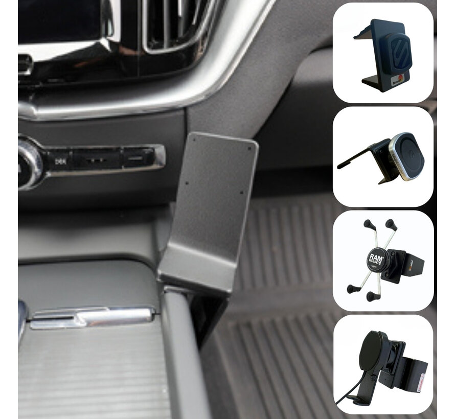 Volvo XC60 2018- /S60/V60 2019- Brodit Proclip met Telefoonhouder keuze