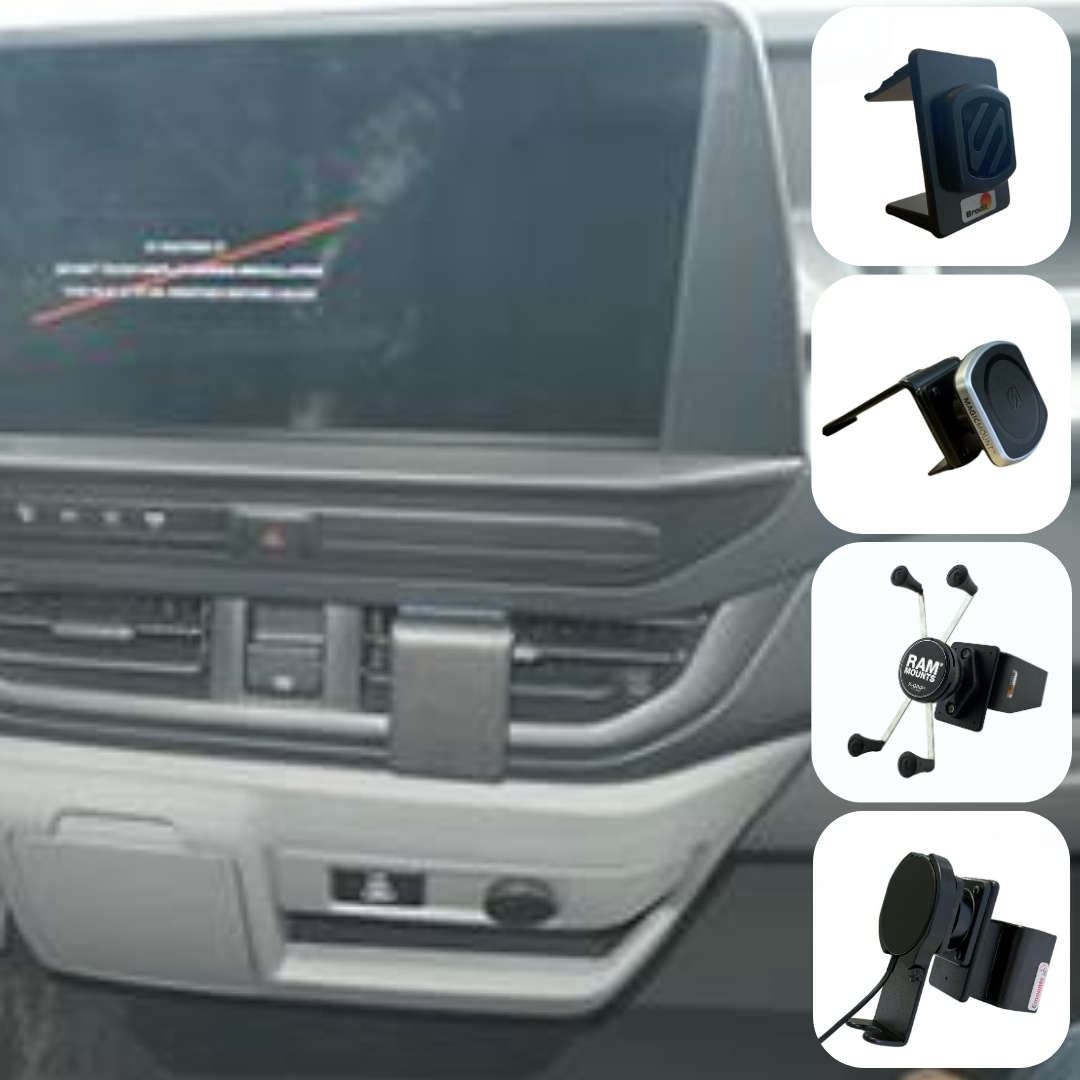 Emounts Ford Transit Custom 2024/Volkswagen T7- Brodit Proclip met Telefoonhouder keuze