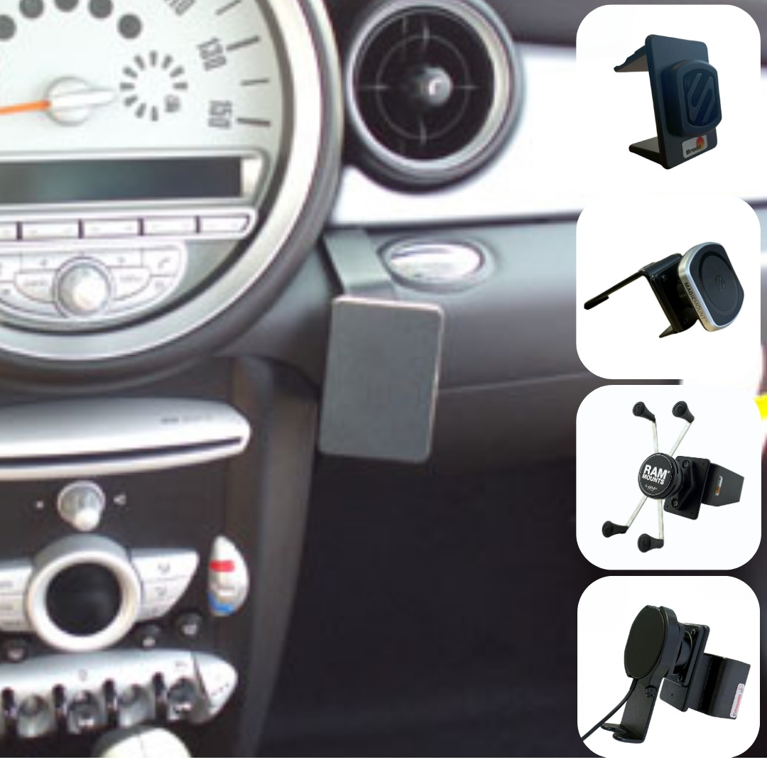 Emounts Mini Cooper 07-14/Clubman 08-15 Brodit Proclip met Telefoonhouder keuze