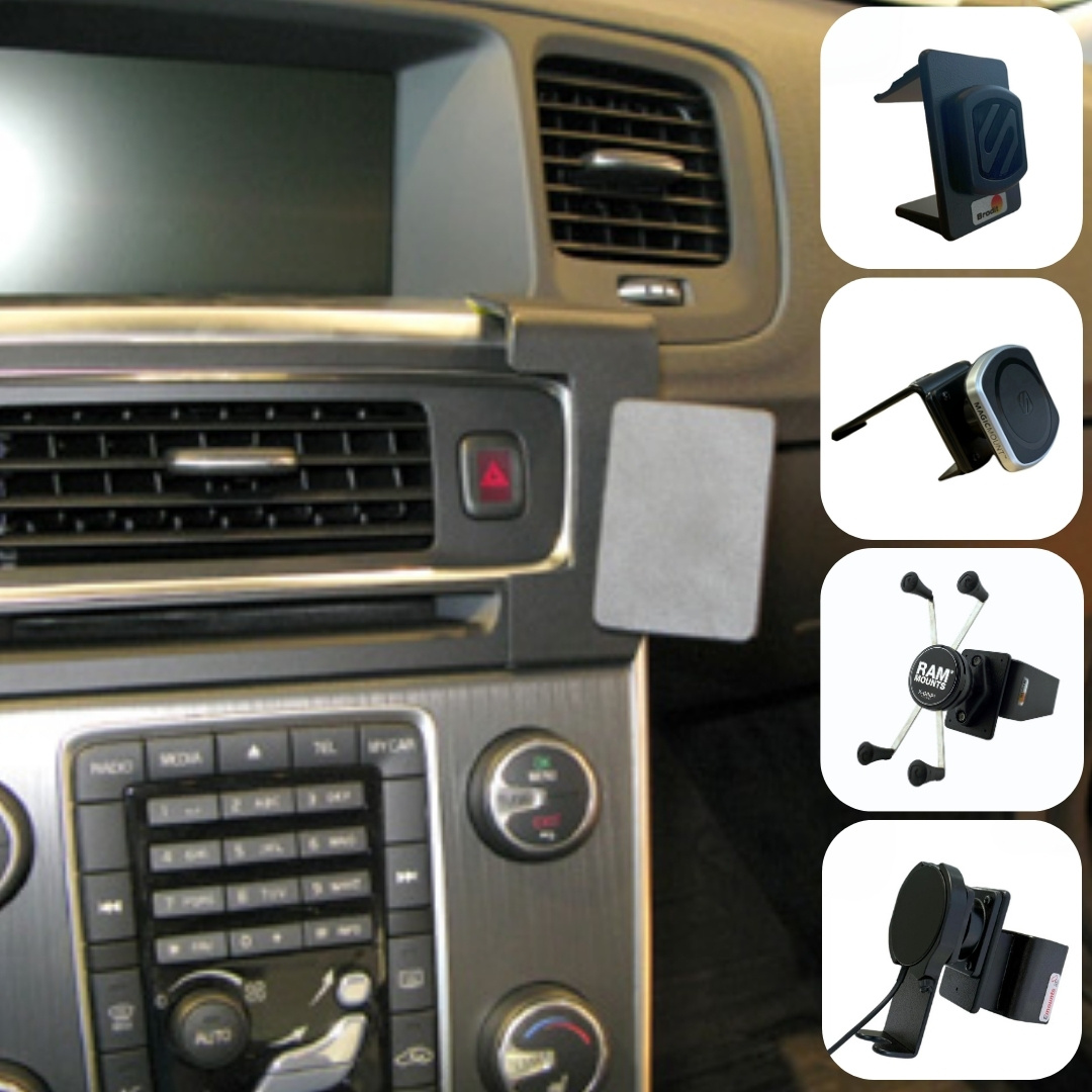 Emounts Volvo S60 / V60 2011-2018 Brodit Proclip met Telefoonhouder keuze