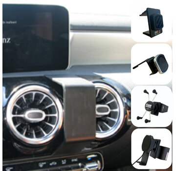 Emounts Mercedes Benz A-Class 18-/CLA 19-  Brodit Proclip met Telefoonhouder keuze