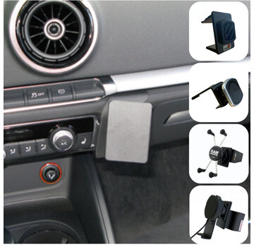 Emounts Audi A3 2013-2020 Brodit Proclip met Telefoonhouder keuze