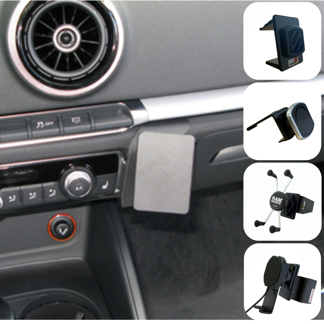 Emounts Audi A3 2013-2020 Brodit Proclip met Telefoonhouder keuze