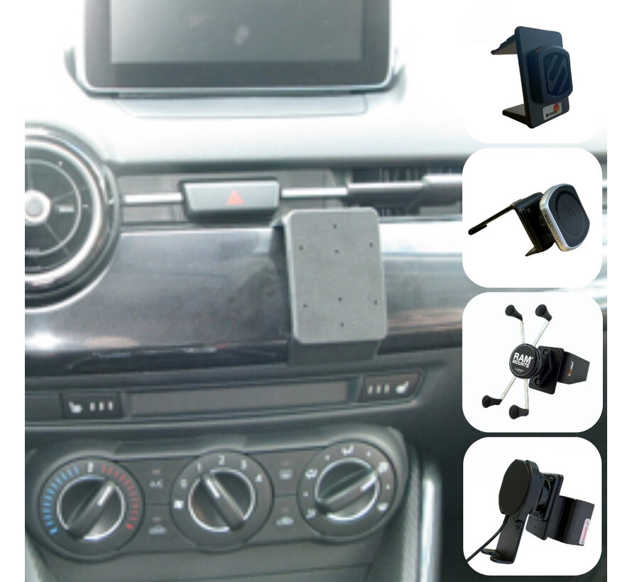 Mazda 2/CX3 2015-2023 - Brodit Proclip met Telefoonhouder keuze
