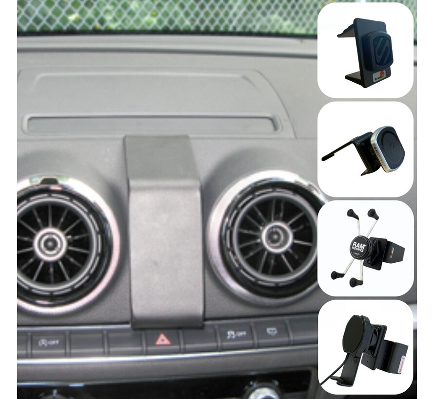 Audi A3/S3 2013-2020 Brodit Proclip met Telefoonhouder keuze