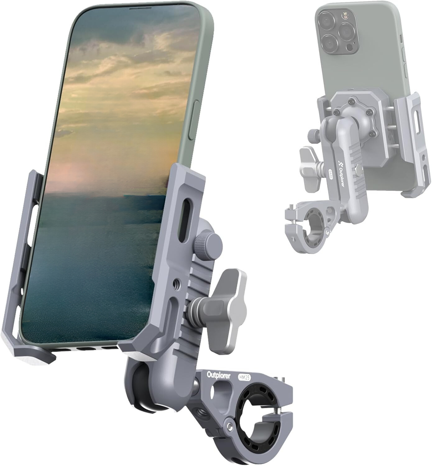Outplorer Motor stuurbevestigingsset  universele telefoonhouder met airbag