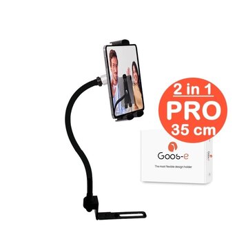 GOOS-E Auto tablet houder + telefoonhouder PRO - kort 35 cm