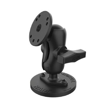 RAM Mount Dubbele kogelbevestiging met Ronde plaat en Tough-Mag™ magnetische kogelbasis