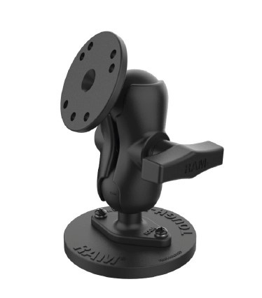 RAM Mount Dubbele kogelbevestiging met Ronde plaat en Tough-Mag™ magnetische kogelbasis