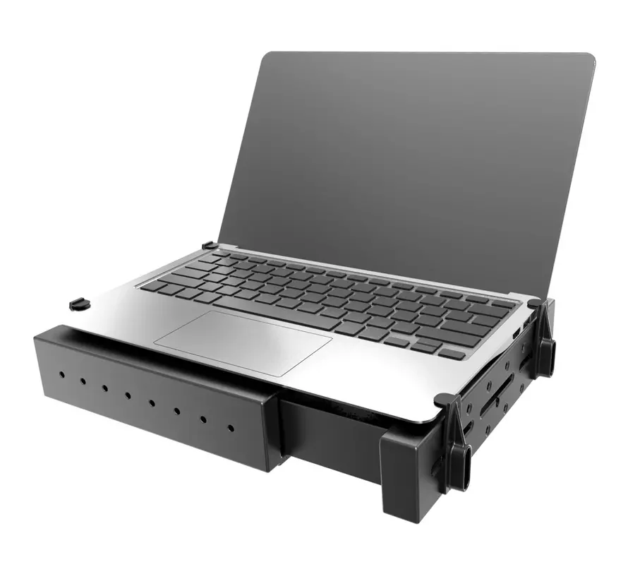 Laptophouder met Universele paalklembevestiging - C Maat