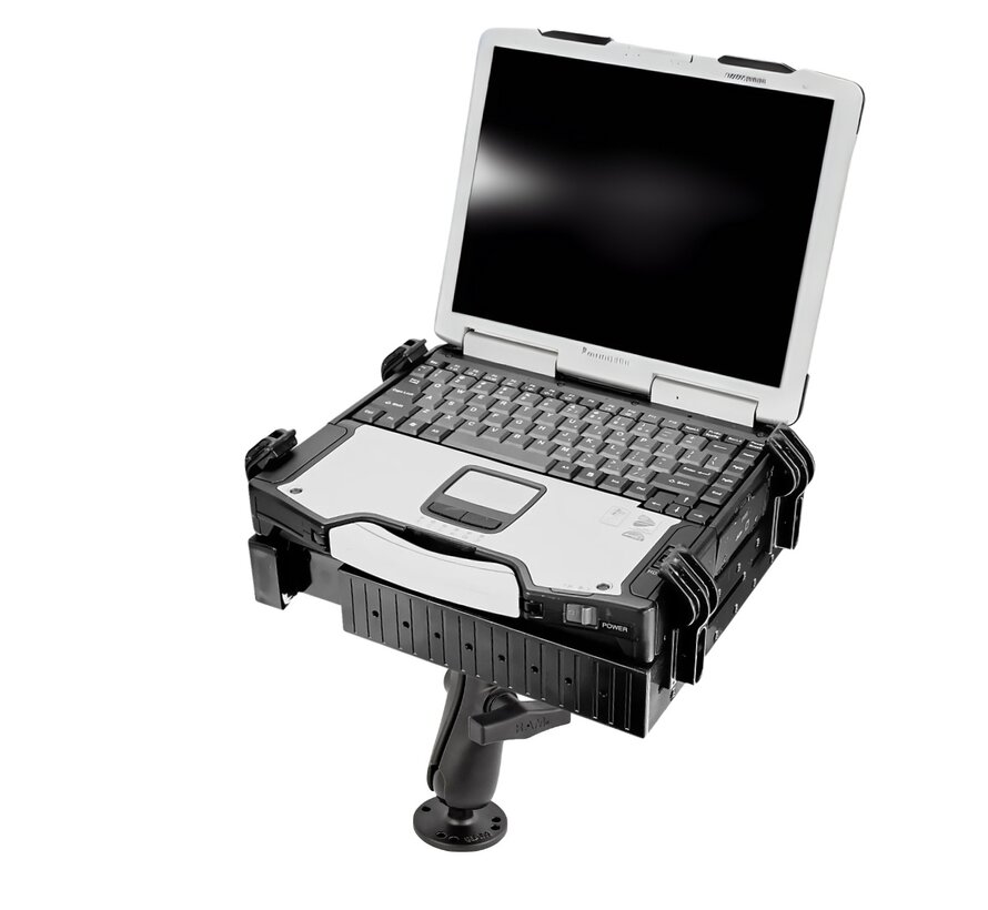 Laptophouder gebogen klemmen met schroefmontage RAM-101-234-3U
