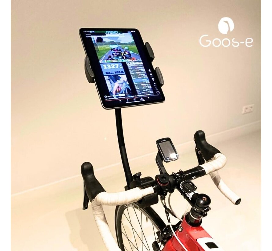 Tablet houder & Telefoonhouder PRO - buis pijpklem XL - hals 35/55 of 75 cm