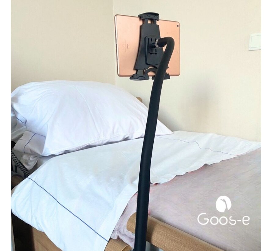 Tablet houder & Telefoonhouder PRO - buis pijpklem XL - hals 35/55 of 75 cm