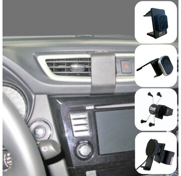 Emounts Nissan Qashqai 2014-2021 Brodit Proclip met Telefoonhouder keuze