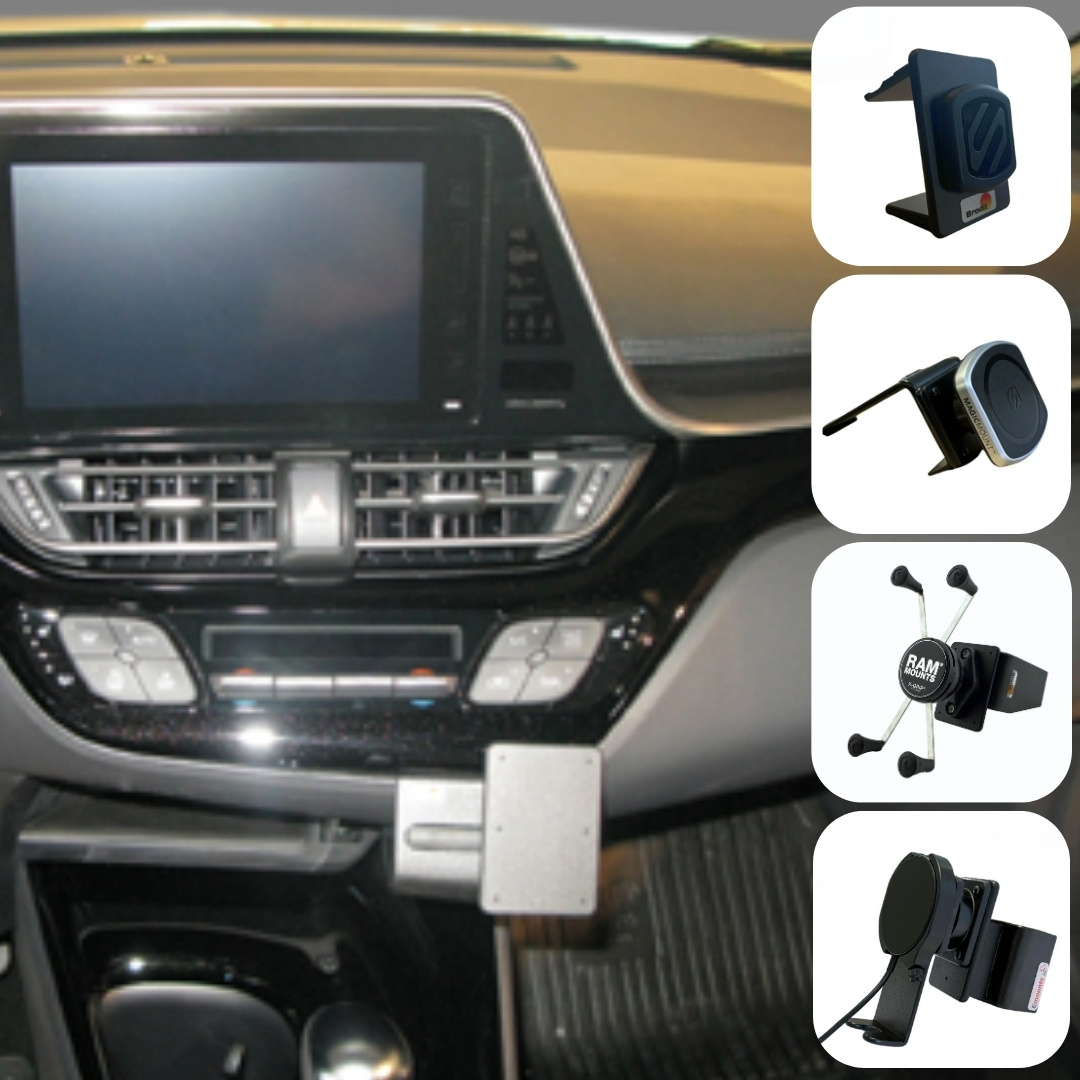 Emounts Toyota C-HR 2017-2023 Brodit Proclip met Telefoonhouder keuze