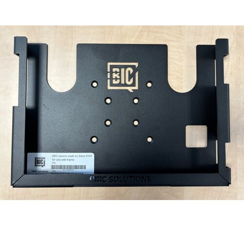 QBIC Passive forklift dock for Zebra ET4x for use with rugged frame.