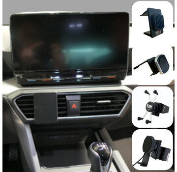 Emounts Seat Leon/Cupra Formentor 2021- Brodit Proclip met Telefoonhouder keuze