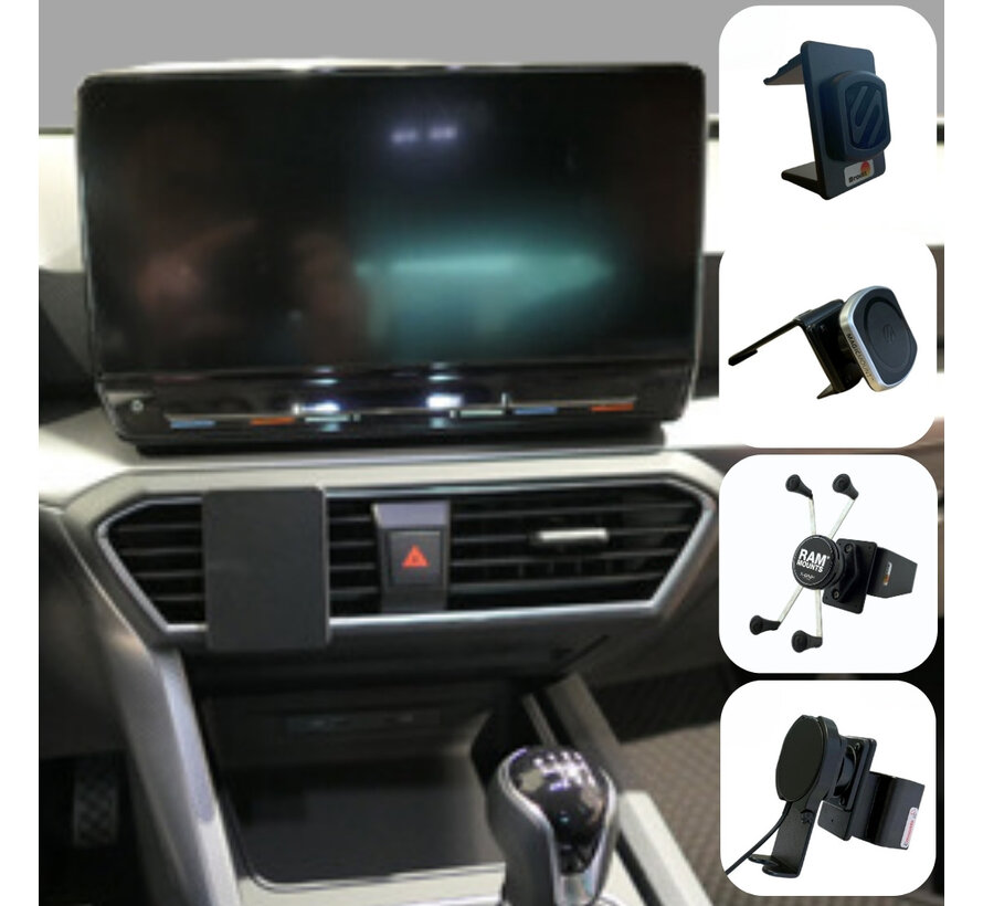 Seat Leon/Cupra Formentor 2021- Brodit Proclip met Telefoonhouder keuze