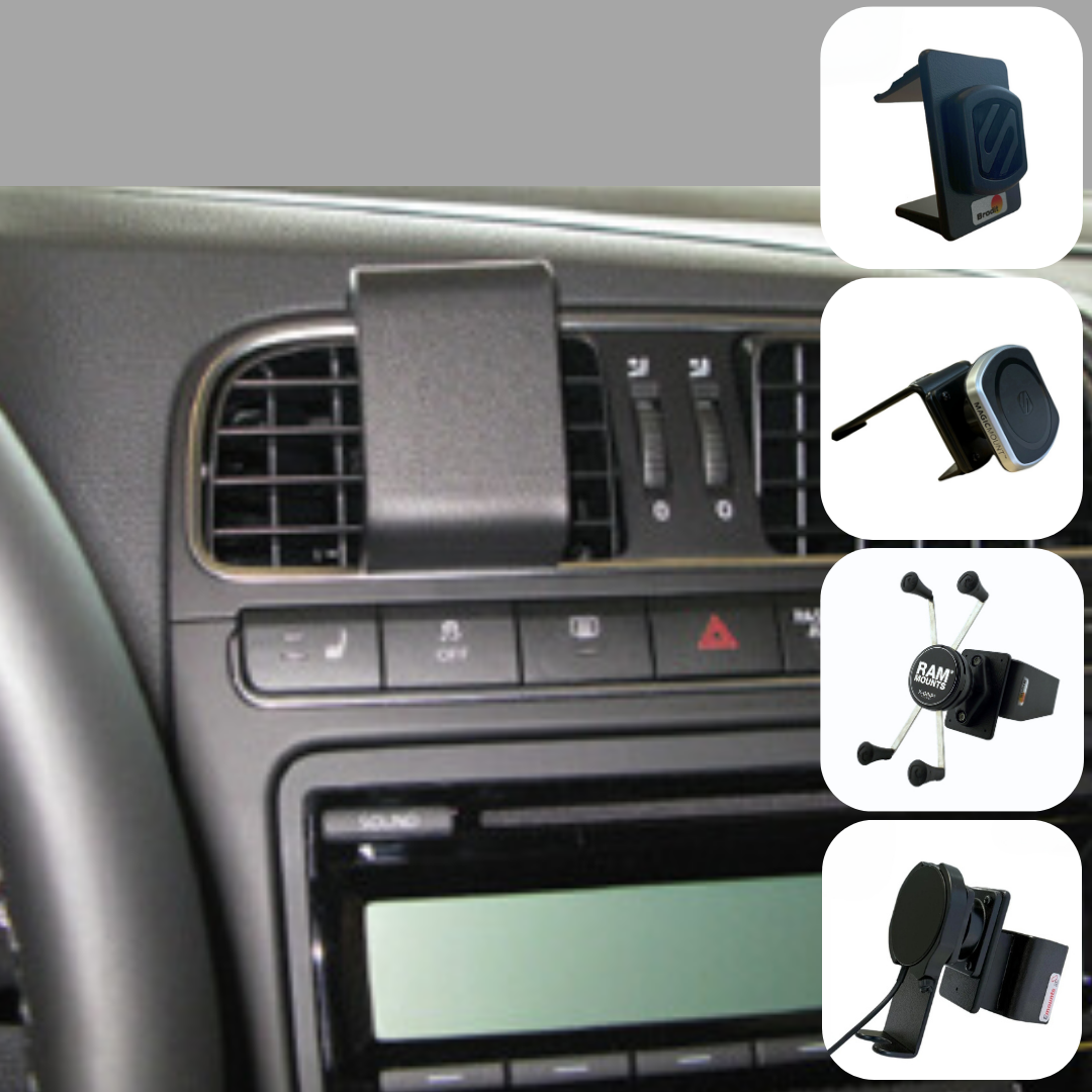 Emounts Proclip Volkswagen Polo 10-17 Center mount met Telefoonhouder keuze