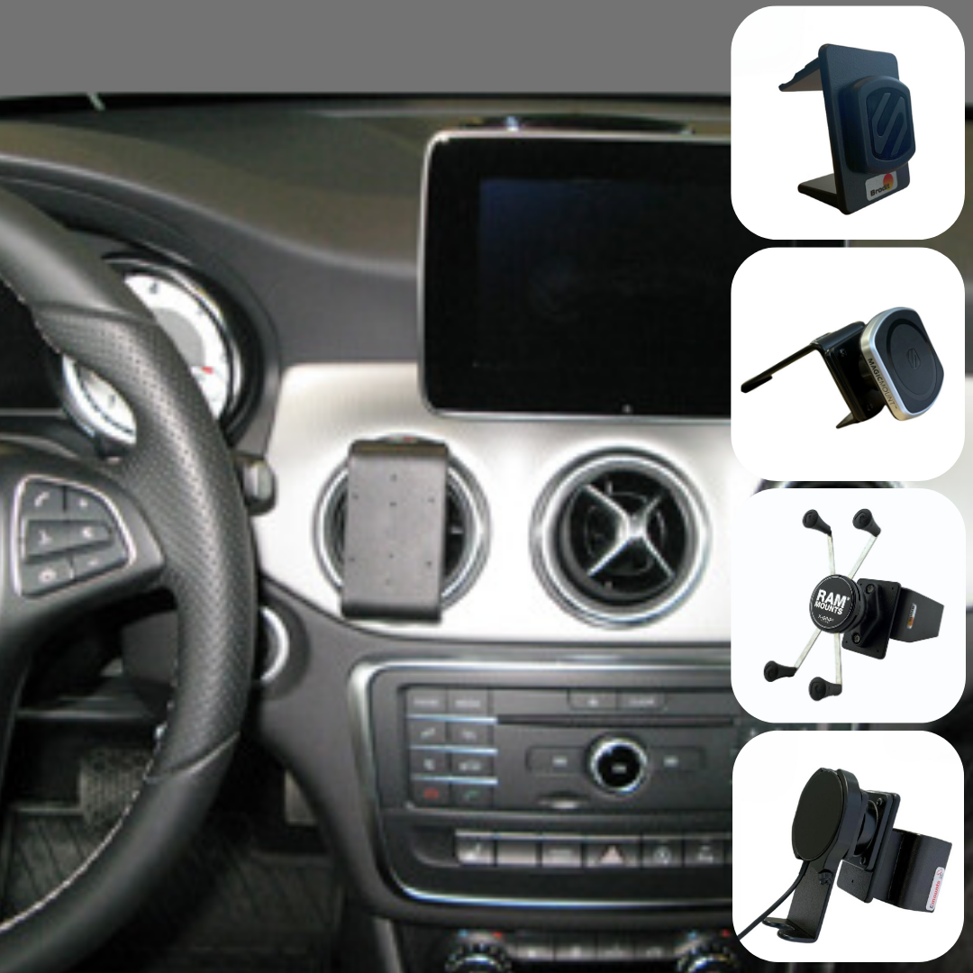 Emounts Proclip Mercedes Benz A-/CLA-Class 13-18 Center mount   met Telefoonhouder keuze
