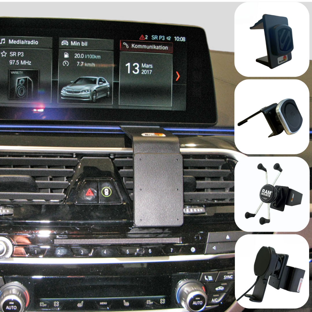 Emounts Proclip BMW 5-series G30 18-23 6-serie GT32 17-19 Center met Telefoonhouder keuze