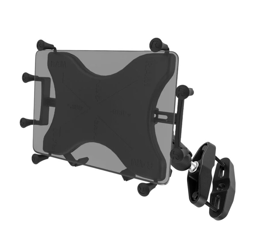 X-Grip Tablethouder 10-11 inch met Universele paalklembevestiging - C Maat