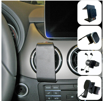 Emounts Proclip Mercedes Benz B-Class 12-18 Center mount met Telefoonhouder keuze