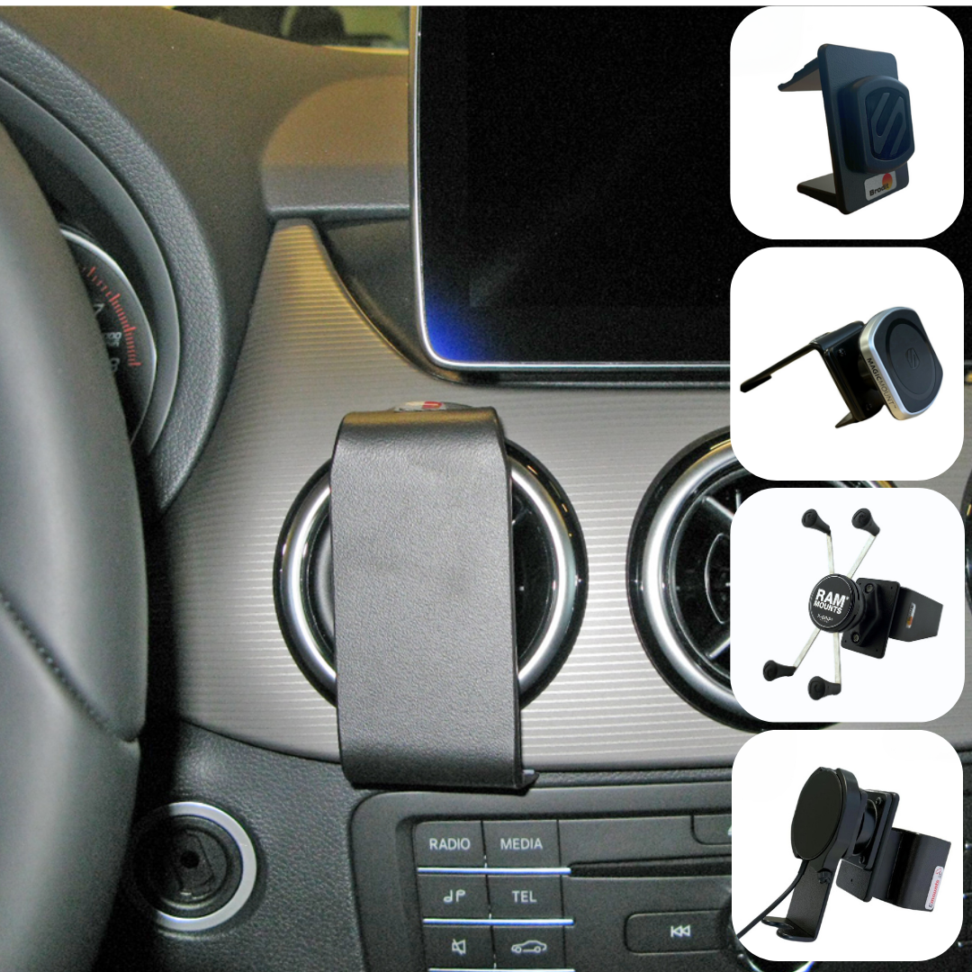 Emounts Proclip Mercedes Benz B-Class 12-18 Center mount met Telefoonhouder keuze
