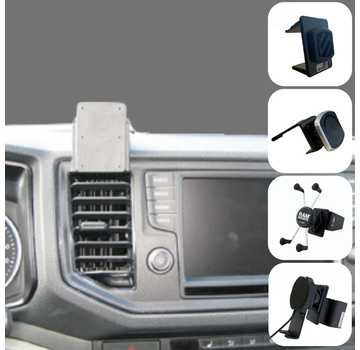 Emounts Proclip VW Crafter 17- / MAN TGE 19- Center mount met Telefoonhouder keuze