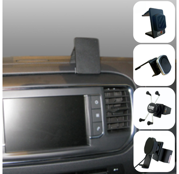 Emounts Proclip Citr.Jumpy/Peu.Expert/Toy.ProAce 2016- Center mount met Telefoonhouder keuze