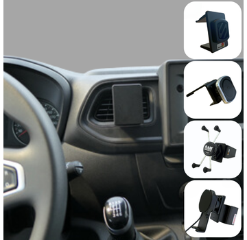 Emounts Proclip Opel Movano 20-/Renault Master 20- Center mount met Telefoonhouder keuze