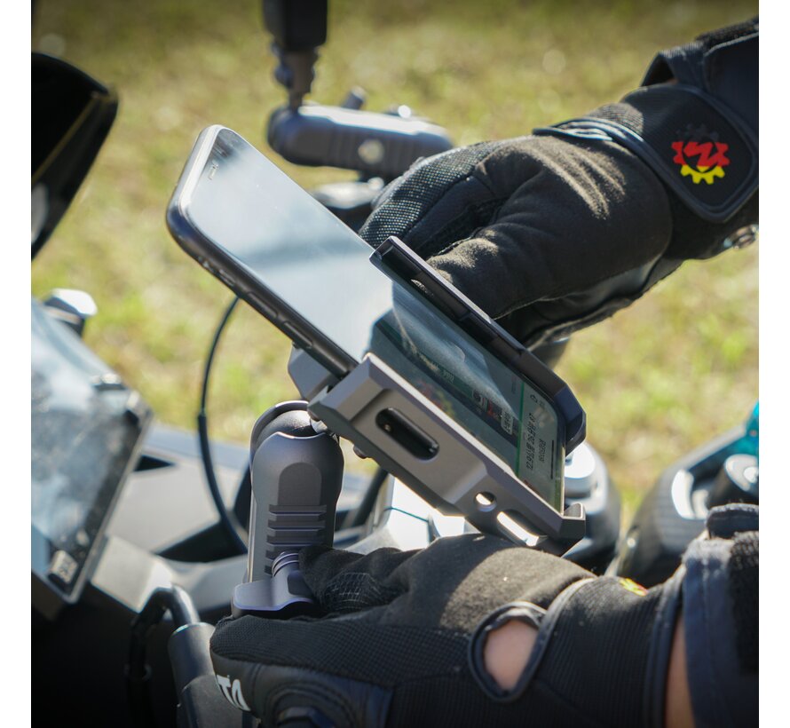 Motorspiegel bevestigingsset  universele telefoonhouder met airbag