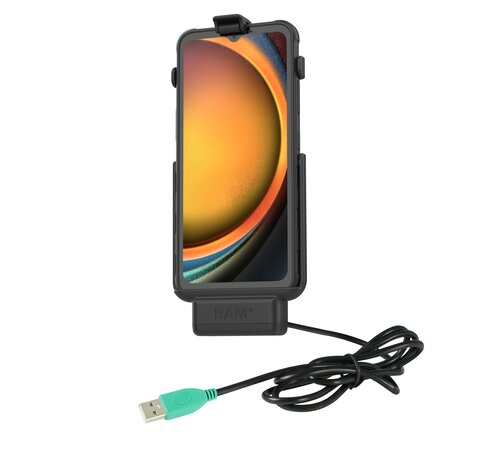 RAM Mount EZ-Roll'r™ Powered Dock voor Samsung Galaxy XCover7 zonder hoesje