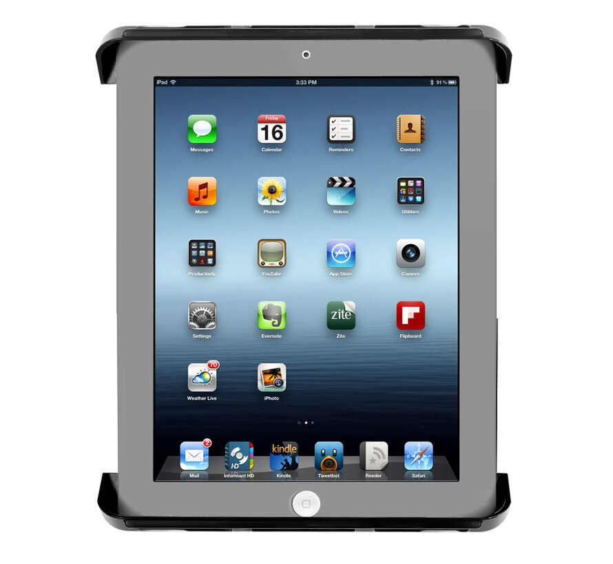 Tab-Tite™ schroefvaste montage houder iPad 10-11"  TAB3