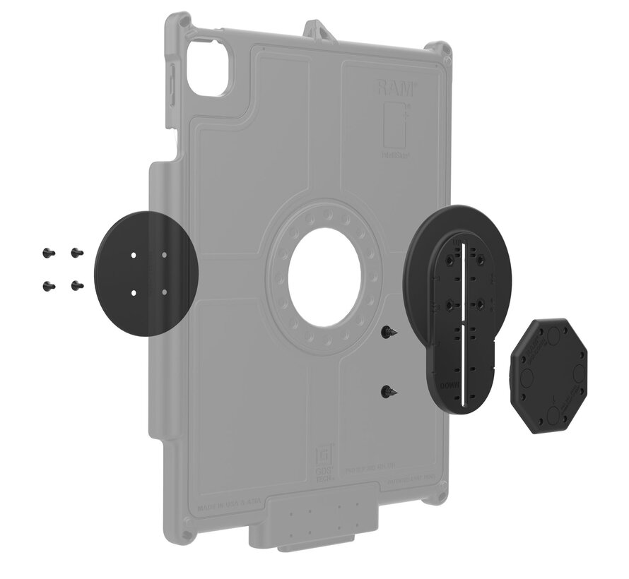 GDS® Uni-Conn™ Power Dock met Veermechanisme en Adapter voor gebruik met Intelliskin hoes