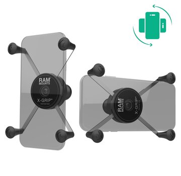 RAM Mount Draaibare X-Grip® grote telefoonhouder met bal - maat B  RAM-HOL-UN10BRU