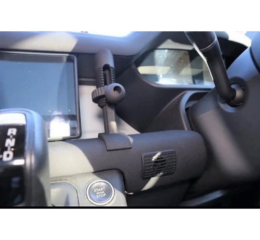 Defender (2020+, L663)  Combo Lite & HD Dashklem  telefoonhouder