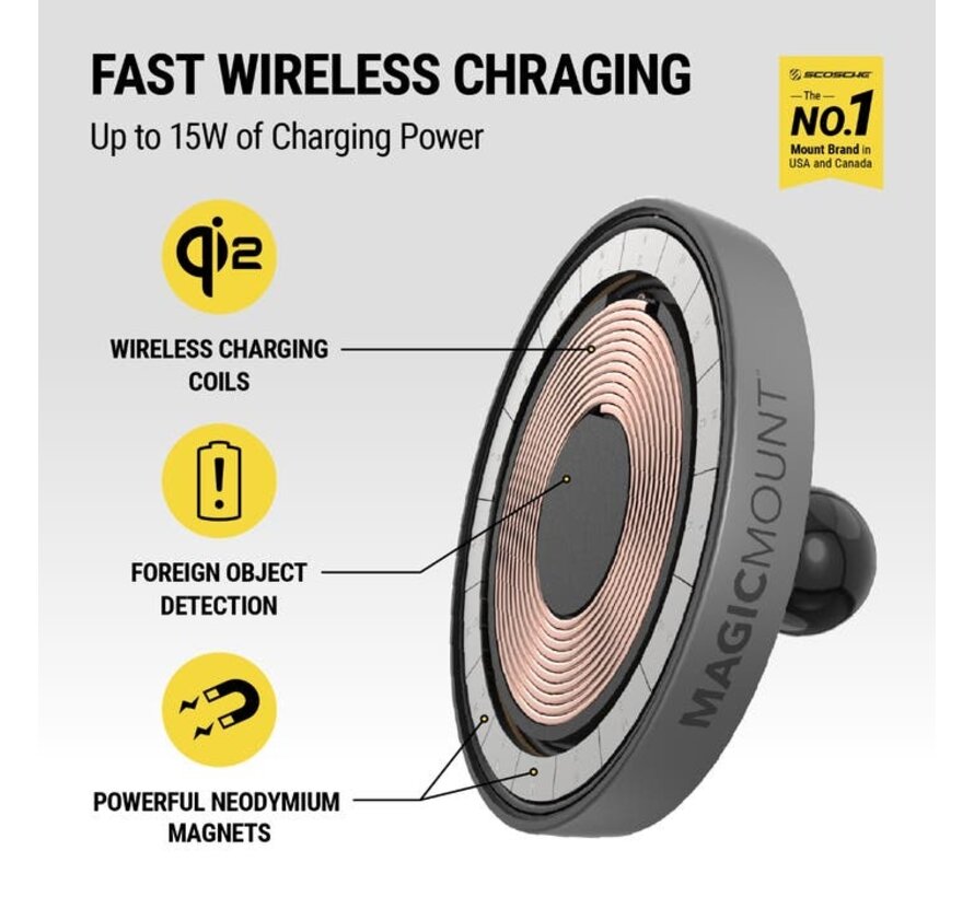 MagicMount™ Charge Pro Window/Dash zuignap