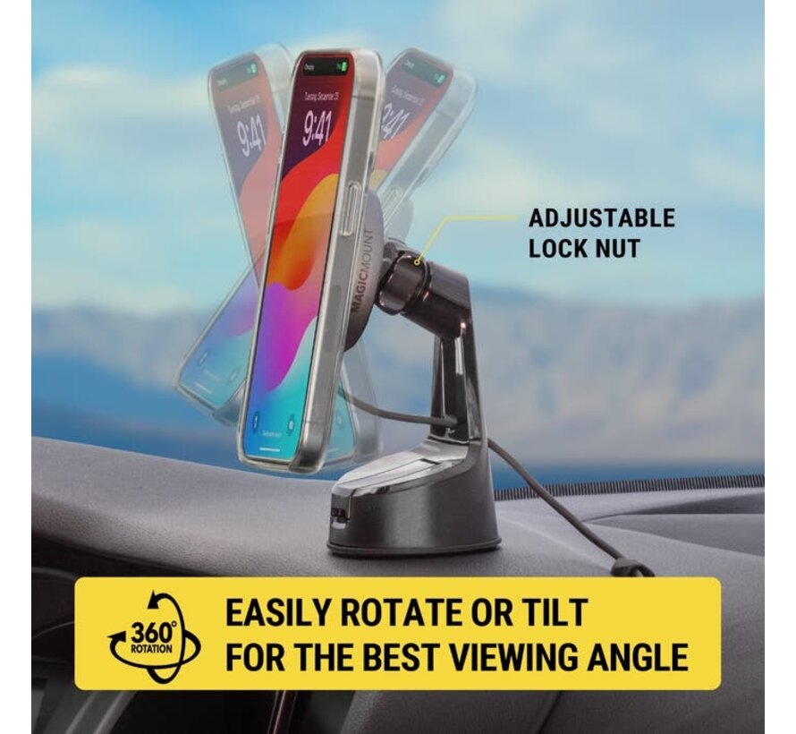 MagicMount™ Charge Pro Window/Dash zuignap