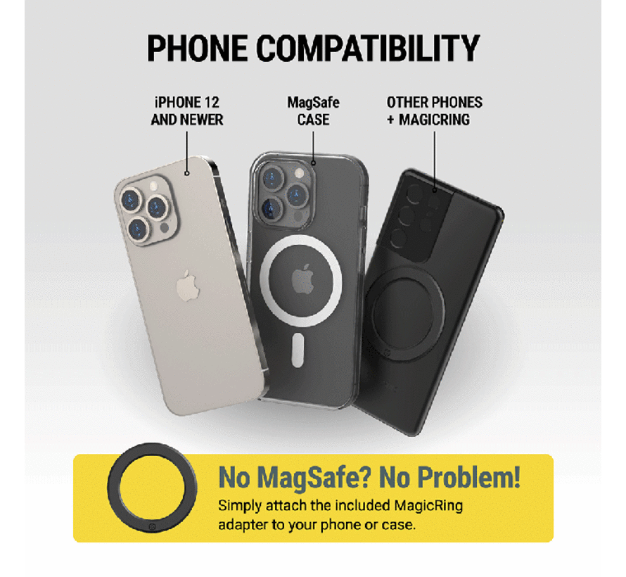 MagicMount™  Dash/Vent MagSafe-compatibele® magnetische telefoonhouder