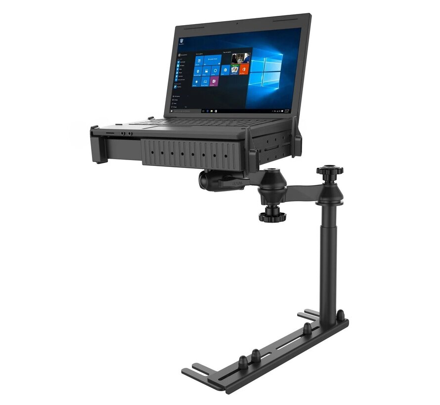 Universal No-Drill™ Laptop Mount RAM-VB-196-SW1-FL (rechte klemmen)