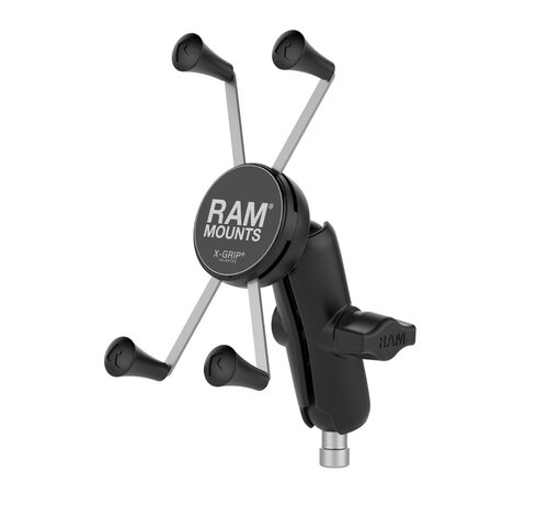 RAM Mount X-Grip Large Motorhouder Set met M8 Stuurklembasis