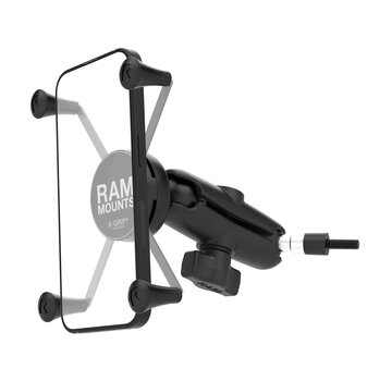 RAM Mount X-Grip® Grote Telefoonhouder met Greepbevestiging M6 Boutbasis RAM-B-186-M6-UN10U