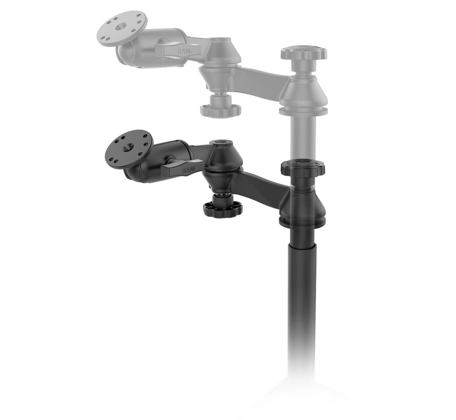 No-Drill™ Laptop Mount voor '12-24 RAM 2500-5500 + More