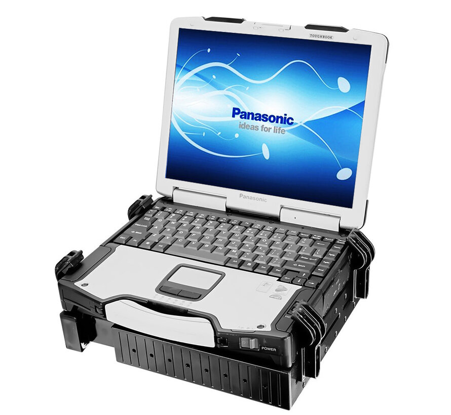 Vertical Drill-down Double Swingarm laptop RAM-VBD-184T-SW1