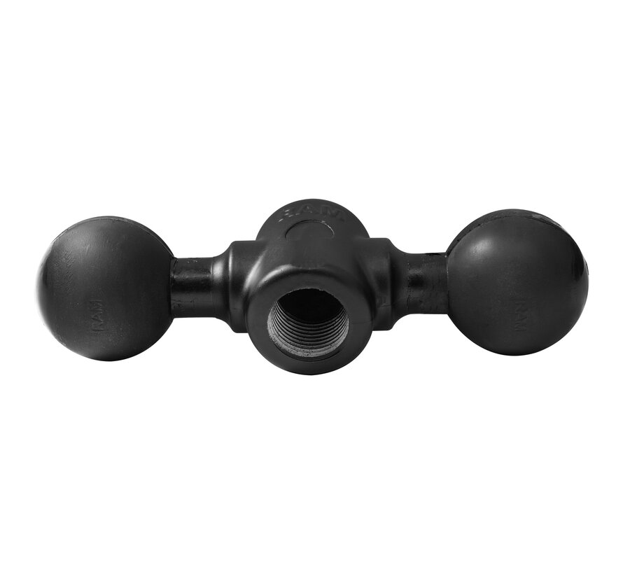Dubbele Bal Adapter met 1/2" NPT Schroefdraadgat  RAM-217-3U