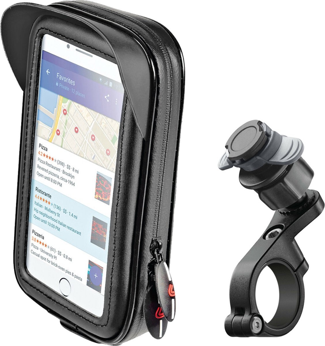 Lampa Optiline Waterdichte Telefoonhoes Motor Scooter Stuurbevestiging