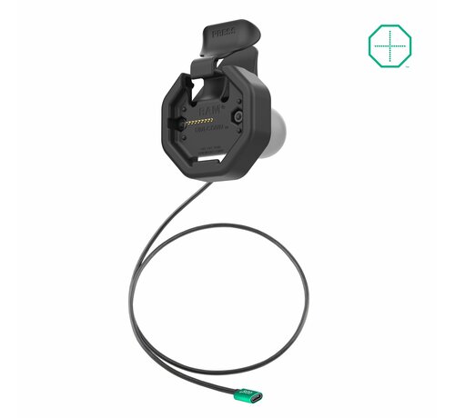 RAM Mount GDS® Uni-Conn™ Klik-In Dock met stroom via USB-C Connector